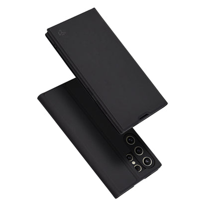 Deksel for Samsung Galaxy S24 Ultra S928, Techsuit, Magskin Book, Svart