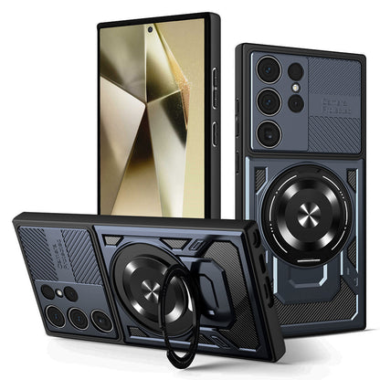 Deksel for Samsung Galaxy S24 Ultra S928, Techsuit, RuggedCam, Blå