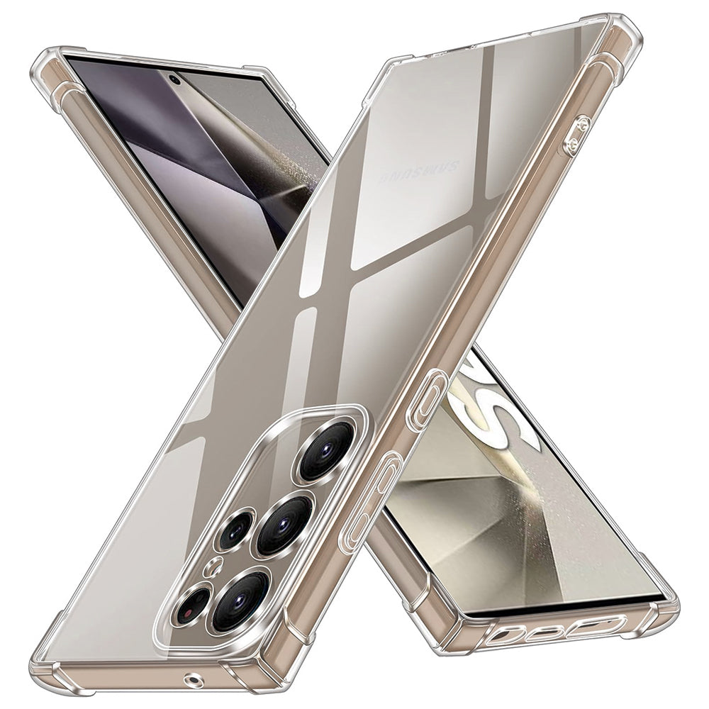 Deksel for Samsung Galaxy S24 Ultra S928, Techsuit, Støtsikker Klar, Transparent