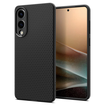 Deksel for Samsung Galaxy S25 Edge S937, Spigen, Liquid Air, Matt Svart ACS09420