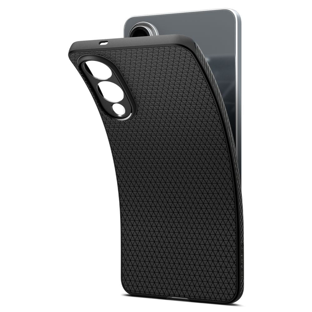 Deksel for Samsung Galaxy S25 Edge S937, Spigen, Liquid Air, Matt Svart ACS09420