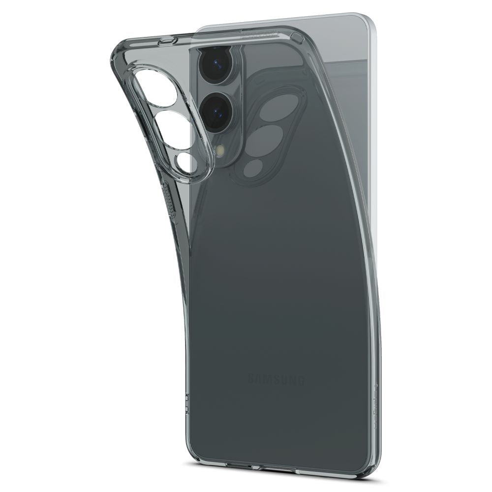 Deksel for Samsung Galaxy S25 Edge S937, Spigen, Liquid Crystal, Røykfarget ACS09426