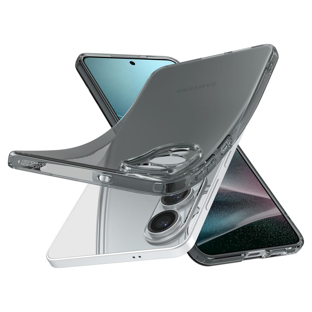 Deksel for Samsung Galaxy S25 Edge S937, Spigen, Liquid Crystal, Røykfarget ACS09426