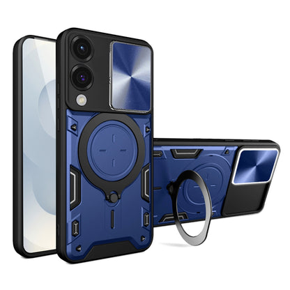 Deksel til Samsung Galaxy S25 Edge S937, Techsuit, CamGuard Pro, Blå