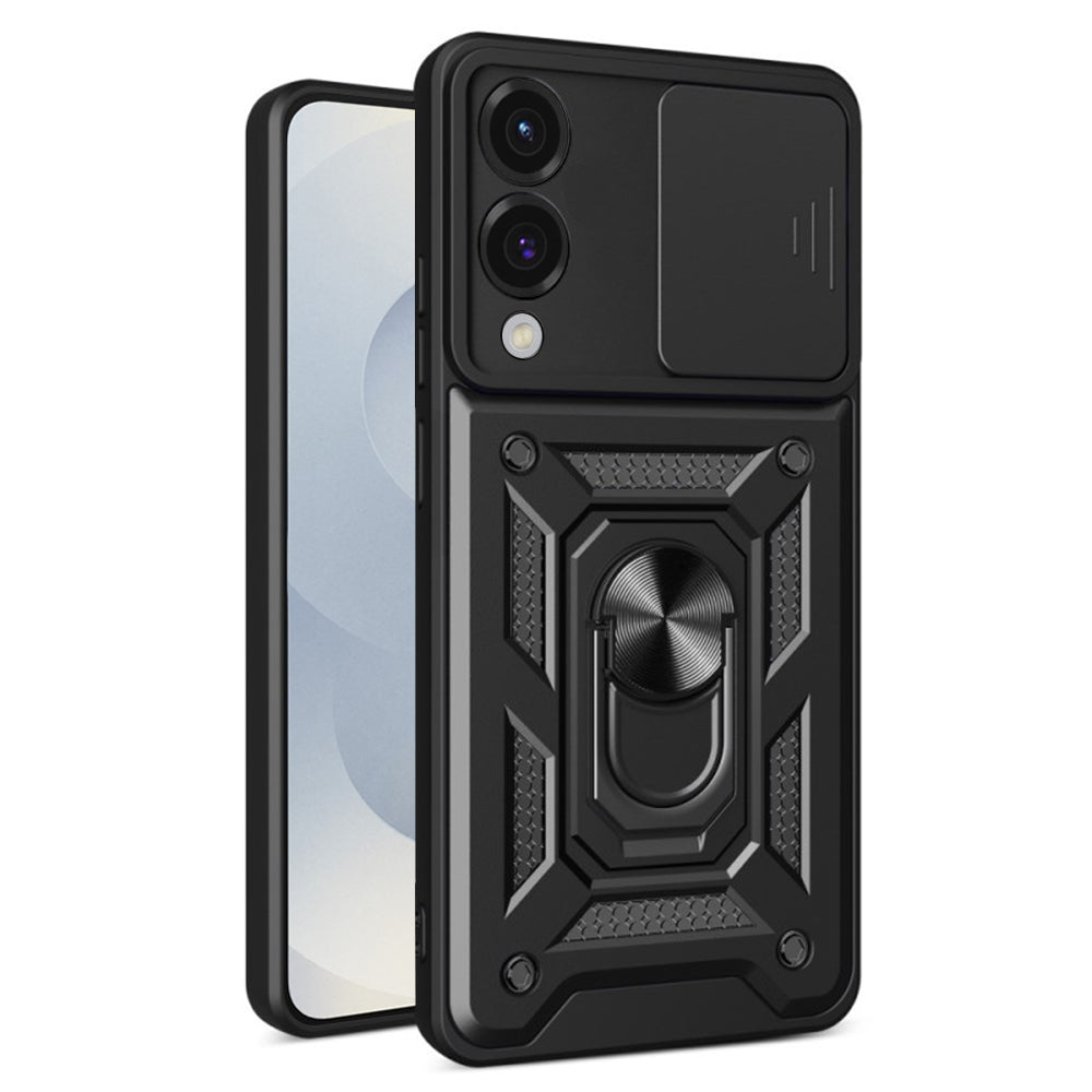 Deksel for Samsung Galaxy S25 Edge S937, Techsuit, CamShield, Svart
