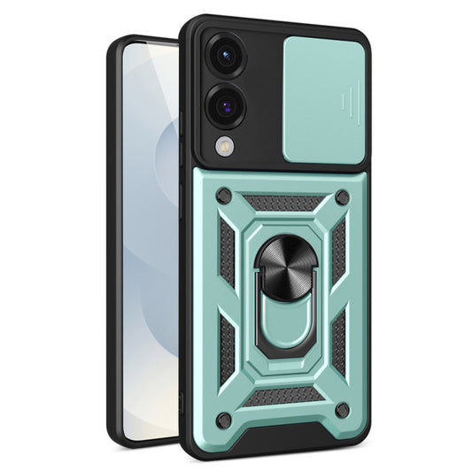 Deksel til Samsung Galaxy S25 Edge S937, Techsuit, CamShield, Grønn