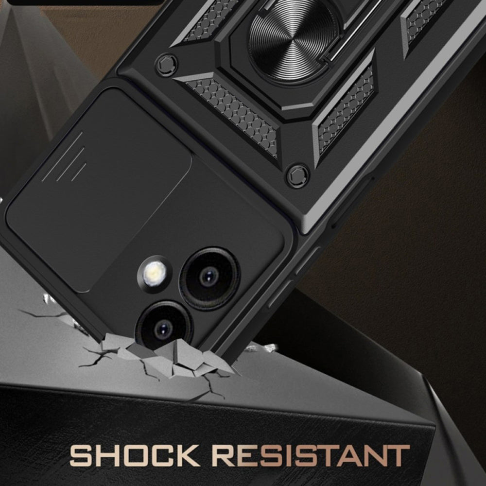 Deksel til Samsung Galaxy S25 Edge S937, Techsuit, CamShield, Grønn