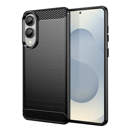 Deksel til Samsung Galaxy S25 Edge S937, Techsuit, Karbon, Svart