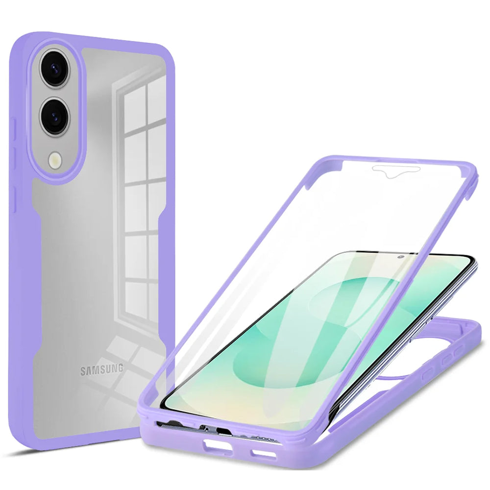 Deksel til Samsung Galaxy S25 Edge S937, Techsuit, ColorVerse 360, Lilla