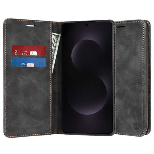 Deksel til Samsung Galaxy S25 Edge S937, Techsuit, Confy, Svart
