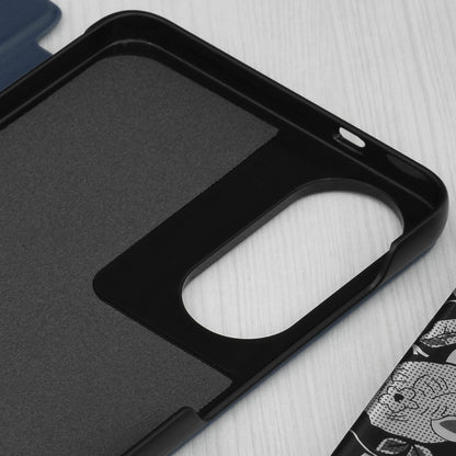 Deksel for Samsung Galaxy S25 Edge S937, Techsuit, eFold, Mørk Blå
