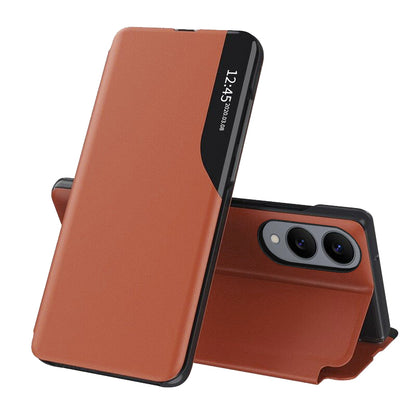Deksel til Samsung Galaxy S25 Edge S937, Techsuit, eFold, Oransje