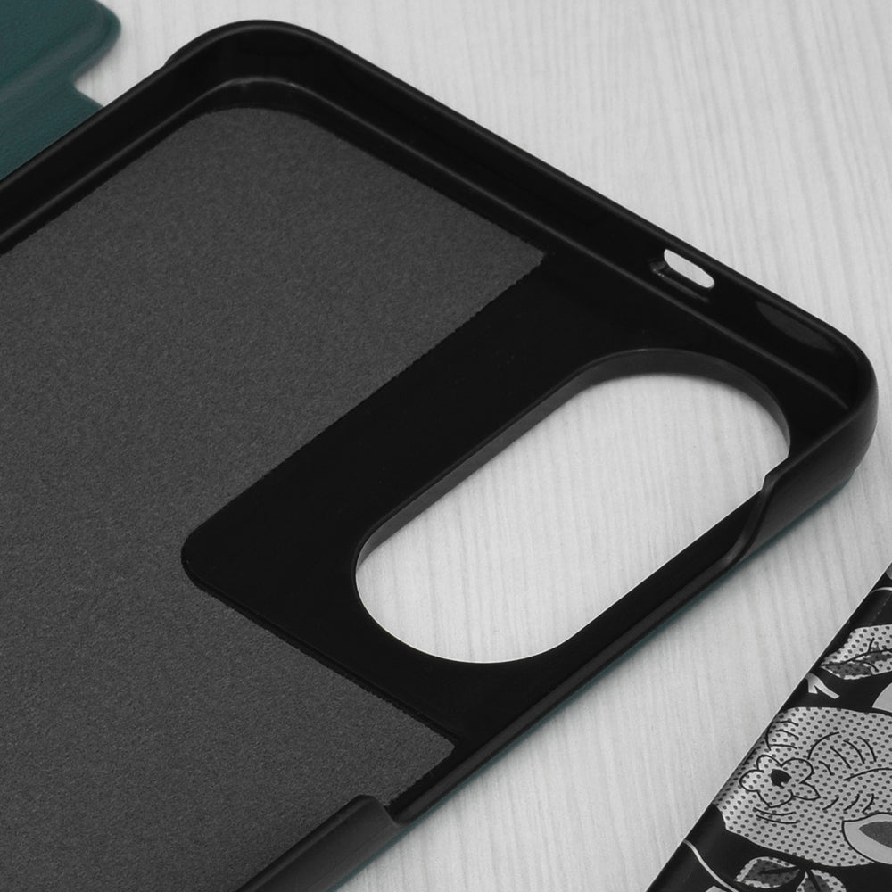 Deksel for Samsung Galaxy S25 Edge S937, Techsuit, eFold, Grønn