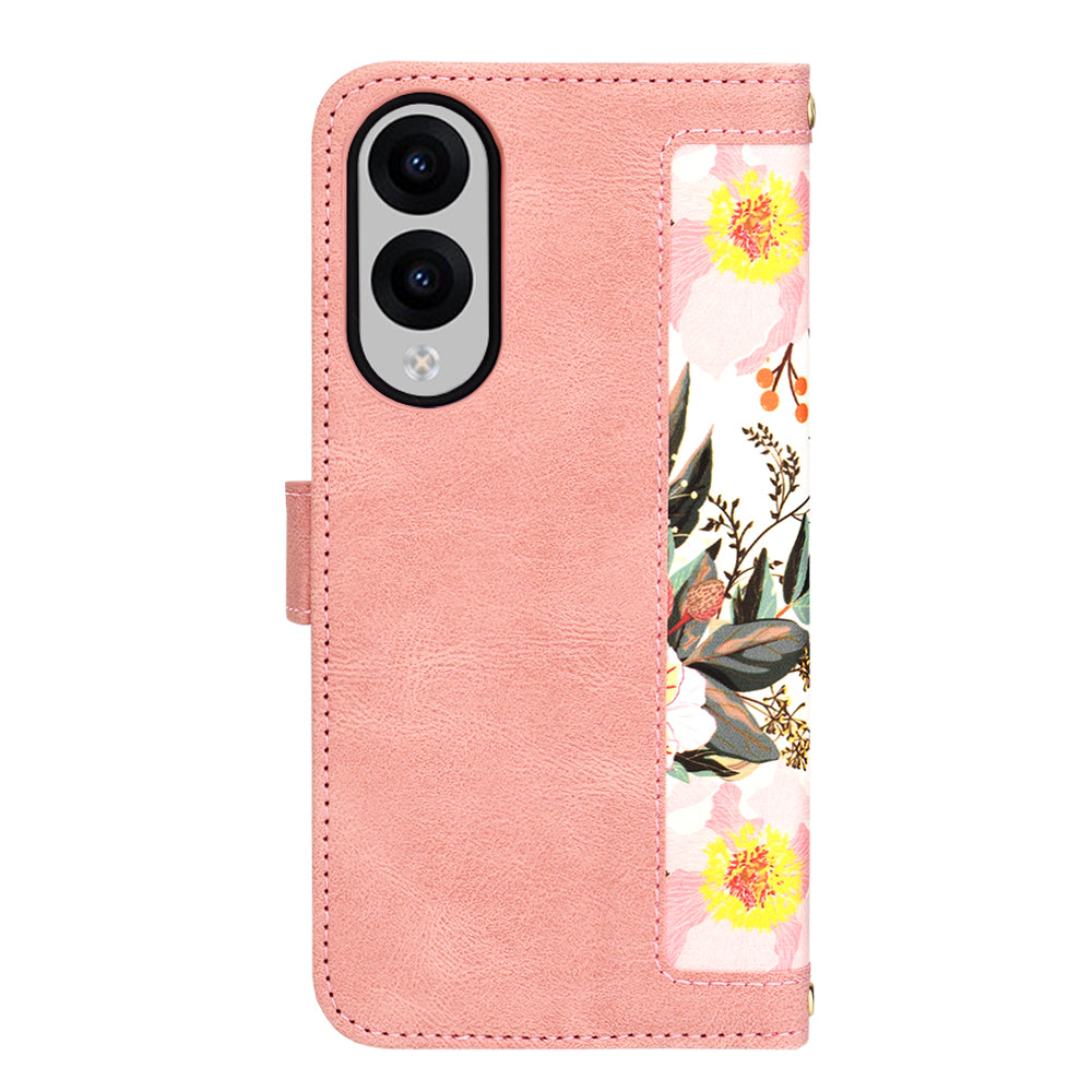 Deksel til Samsung Galaxy S25 Edge S937, Techsuit, FlipCraft, Rosa