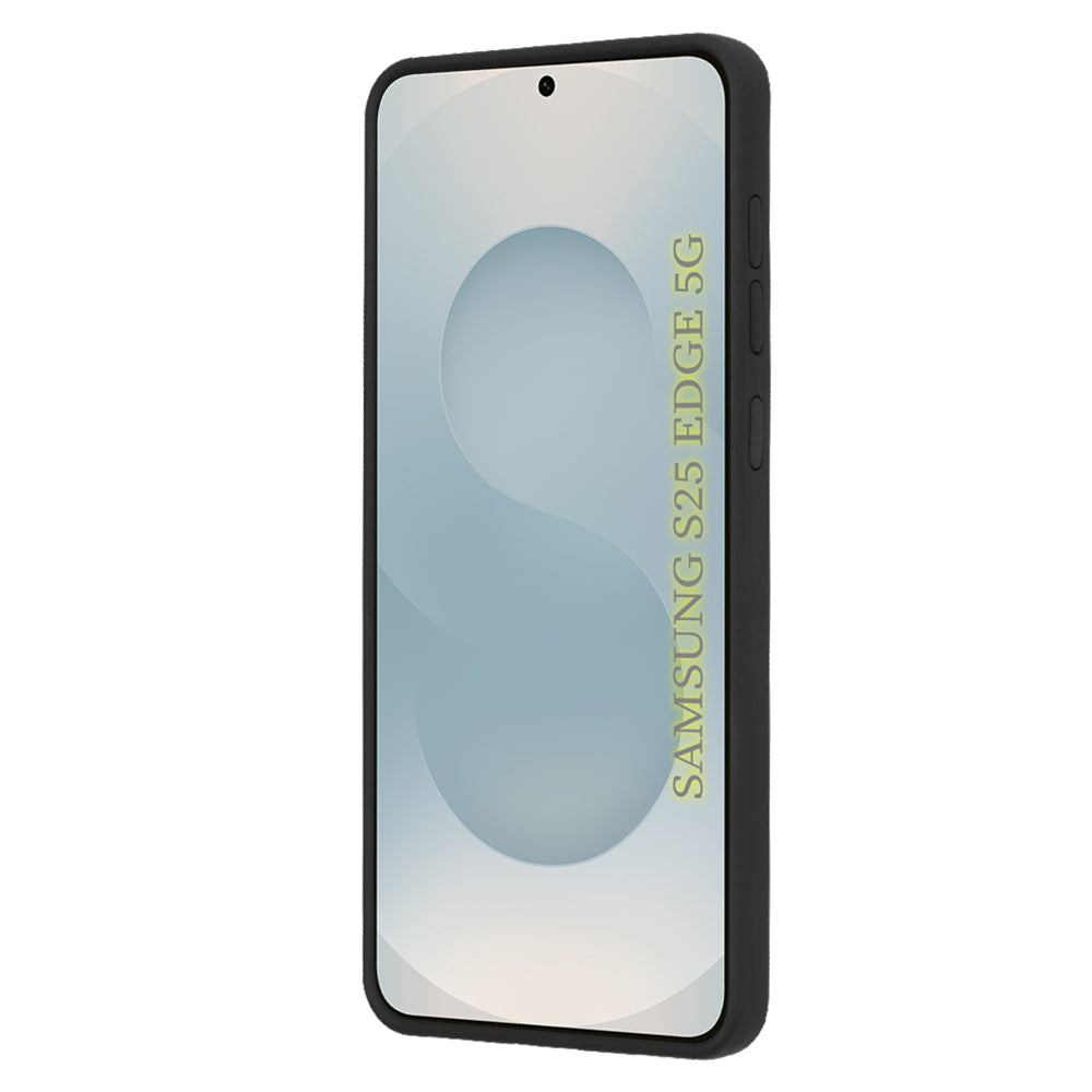 Deksel til Samsung Galaxy S25 Edge S937, Techsuit, Glinth, Svart