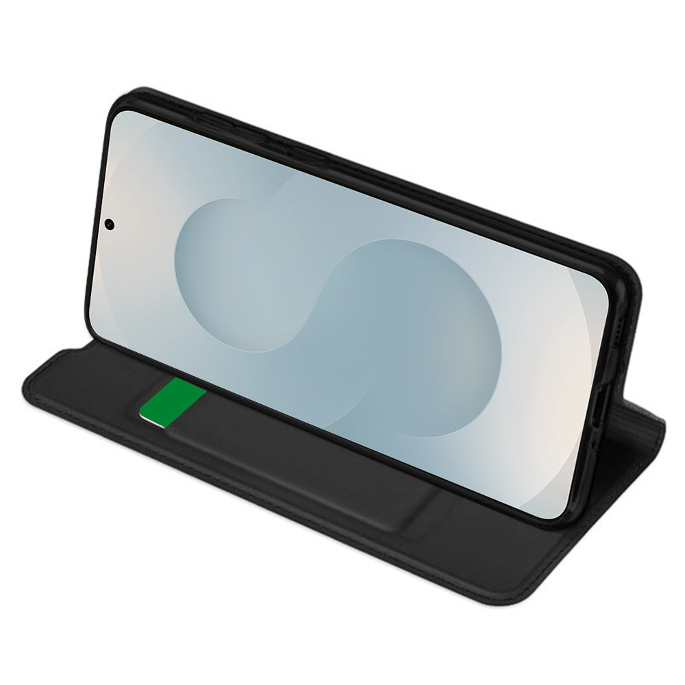 Deksel til Samsung Galaxy S25 Edge S937, Techsuit, Magskin Book, Svart