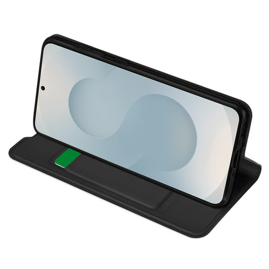 Deksel til Samsung Galaxy S25 Edge S937, Techsuit, Magskin Book, Svart