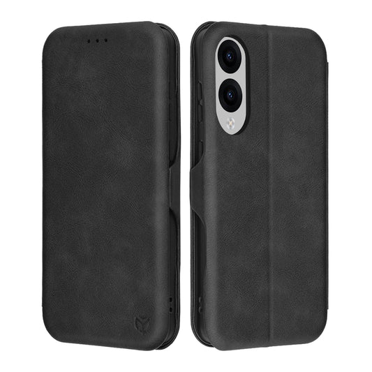 Deksel for Samsung Galaxy S25 Edge S937, Techsuit, Safe Wallet Plus, Svart