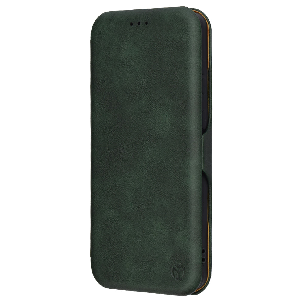 Deksel til Samsung Galaxy S25 Edge S937, Techsuit, Safe Wallet Plus, Grønn