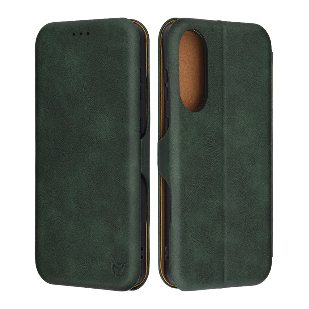 Deksel til Samsung Galaxy S25 Edge S937, Techsuit, Safe Wallet Plus, Grønn
