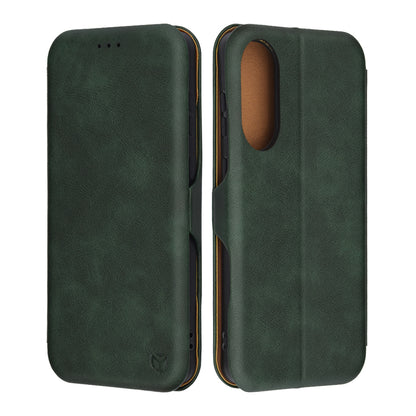 Deksel til Samsung Galaxy S25 Edge S937, Techsuit, Safe Wallet Plus, Grønn