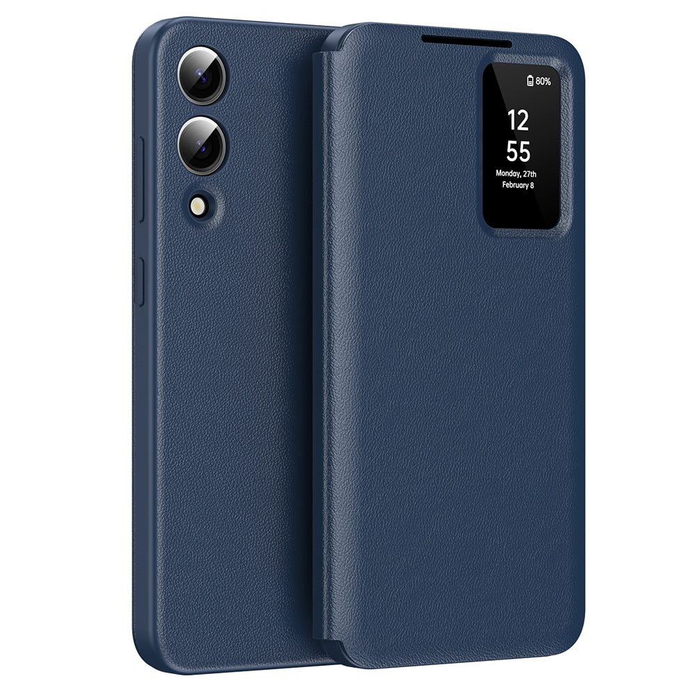Deksel for Samsung Galaxy S25 Edge S937, Techsuit, SmartView, Blå