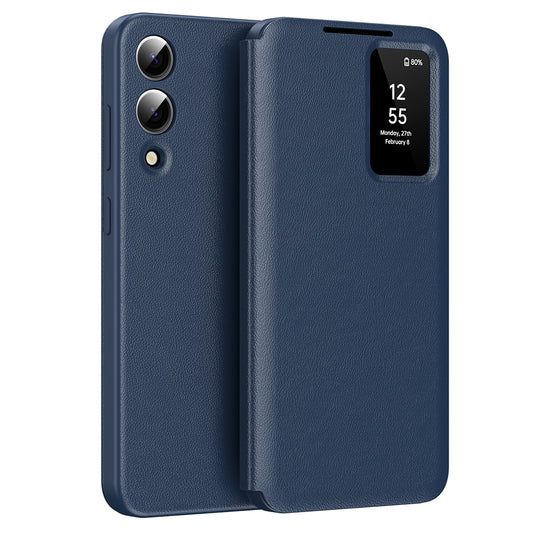 Deksel for Samsung Galaxy S25 Edge S937, Techsuit, SmartView, Blå