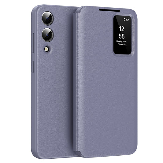 Deksel for Samsung Galaxy S25 Edge S937, Techsuit, SmartView, Lilla
