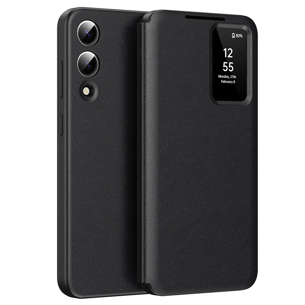 Deksel for Samsung Galaxy S25 Edge S937, Techsuit, SmartView, Svart