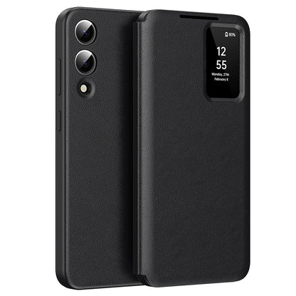 Deksel for Samsung Galaxy S25 Edge S937, Techsuit, SmartView, Svart