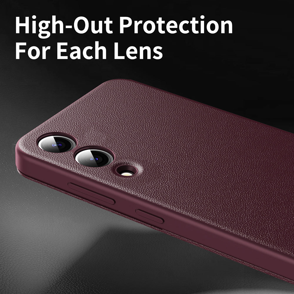 Deksel til Samsung Galaxy S25 Edge S937, Techsuit, SmartView, Rød