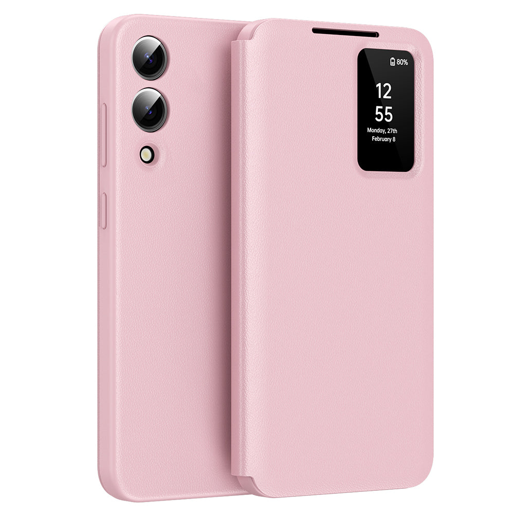 Deksel for Samsung Galaxy S25 Edge S937, Techsuit, SmartView, Rosa