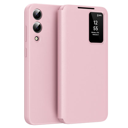 Deksel for Samsung Galaxy S25 Edge S937, Techsuit, SmartView, Rosa