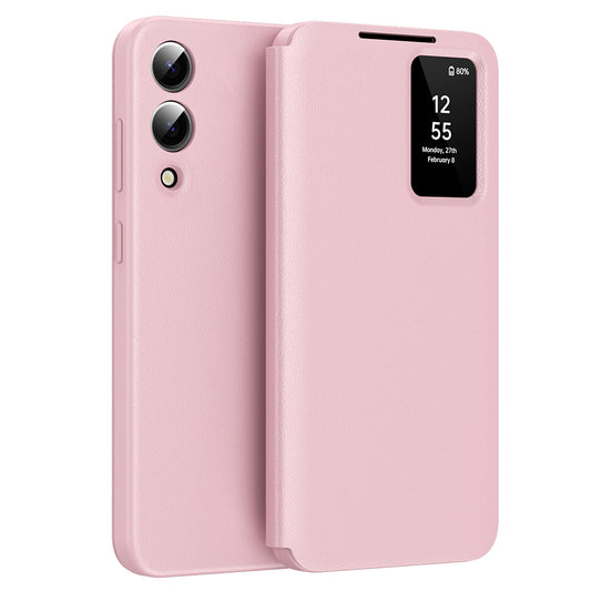 Deksel for Samsung Galaxy S25 Edge S937, Techsuit, SmartView, Rosa
