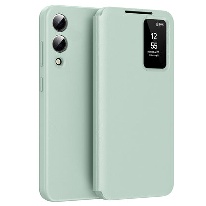 Deksel for Samsung Galaxy S25 Edge S937, Techsuit, SmartView, Grønn