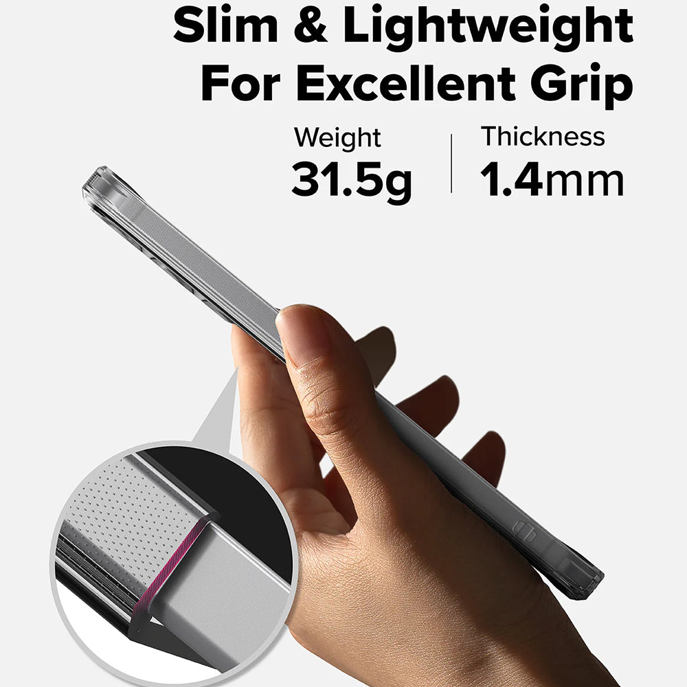 Deksel til Samsung Galaxy S25 FE, Ringke, Fusion, Matt Transparent