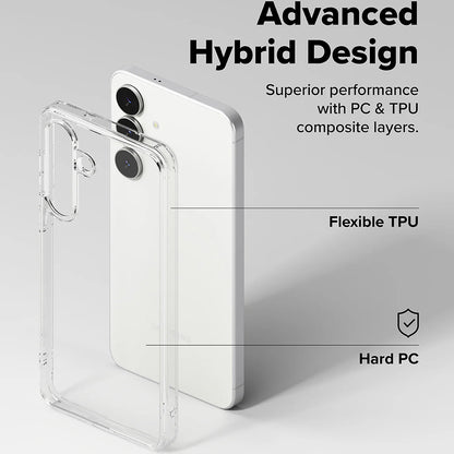 Deksel til Samsung Galaxy S25 FE, Ringke, Fusion, Matt Transparent