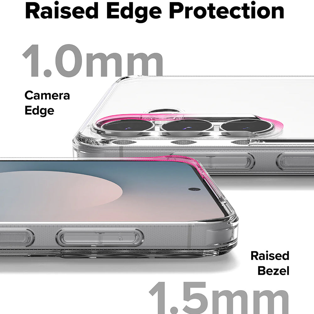 Deksel til Samsung Galaxy S25 FE, Ringke, Fusion, Matt Transparent