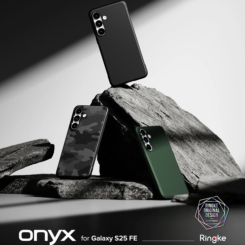 Deksel til Samsung Galaxy S25 FE, Ringke, Onyx, Svart