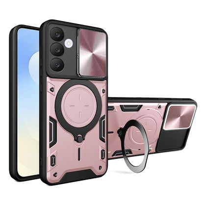 Deksel for Samsung Galaxy S25 FE, Techsuit, CamGuard Pro, Rosa