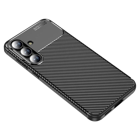 Deksel til Samsung Galaxy S25 FE, Techsuit, CarbonFiber, Svart