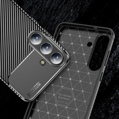 Deksel til Samsung Galaxy S25 FE, Techsuit, CarbonFiber, Svart