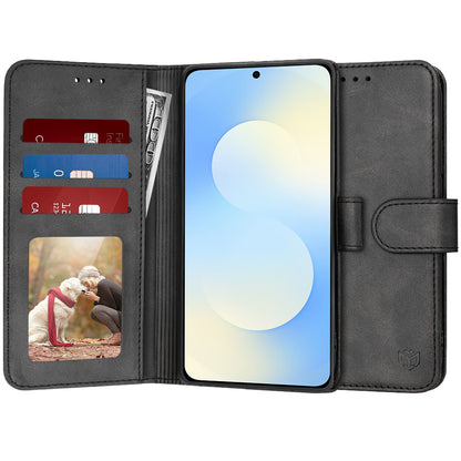 Deksel for Samsung Galaxy S25 FE, Techsuit, Diary Book, Svart