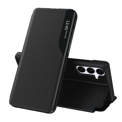 Deksel for Samsung Galaxy S25 FE, Techsuit, eFold, Svart
