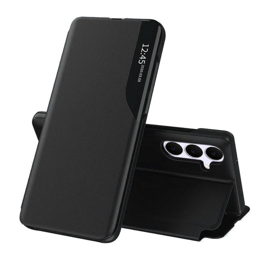 Deksel for Samsung Galaxy S25 FE, Techsuit, eFold, Svart