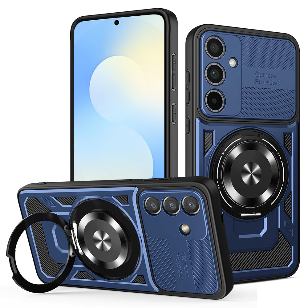 Deksel for Samsung Galaxy S25 FE, Techsuit, RuggedCam, Blå