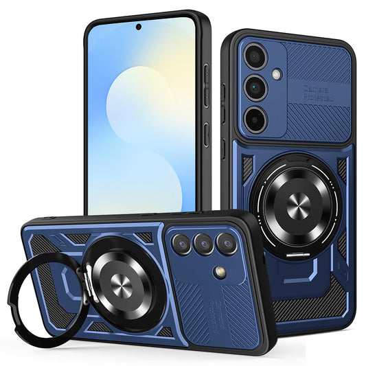 Deksel for Samsung Galaxy S25 FE, Techsuit, RuggedCam, Blå