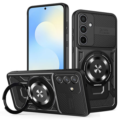 Deksel for Samsung Galaxy S25 FE, Techsuit, RuggedCam, Svart