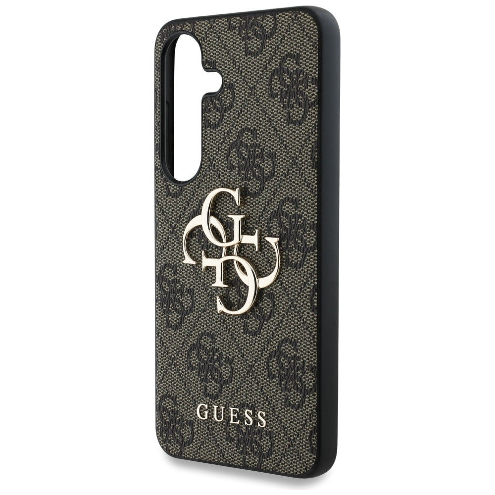 Deksel for Samsung Galaxy S25+ S936, Guess, 4G Big Logo, Brun