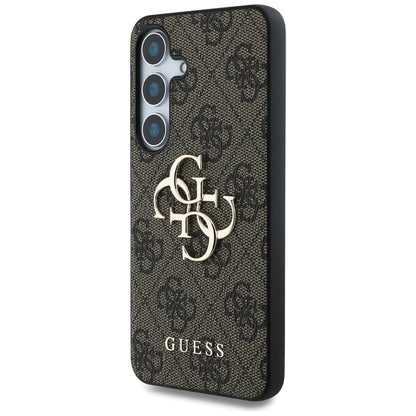 Deksel for Samsung Galaxy S25+ S936, Guess, 4G Big Logo, Brun